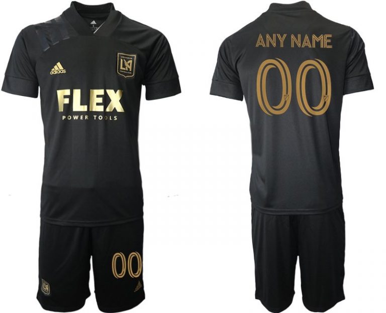 Los Angeles FC LAFC 2021 Black Gold Replica Jersey-1