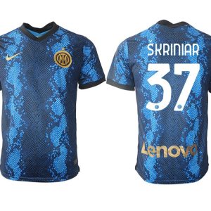 Milan Škriniar #37 Inter Milan Herren Fußball Trikot 2022 Heimtrikot Kurzarm