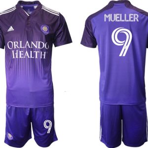 Orlando City SC MUELLER 9 Purple 2021 Thick N Thin Player Jersey