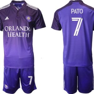 Orlando City SC PATO 7 Purple 2021 Thick N Thin Player Jersey