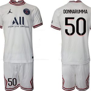 Paris Saint-Germain 4th Shirt 2022/23 Fourth Trikot PSG weiß mit Aufdruck DONNARUMMA 50