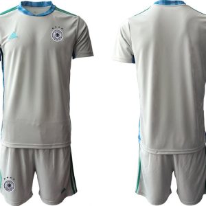 Personalisierbar DFB Deutschland Herren AdiPro 20 Torwarttrikot Grau