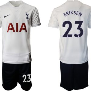 Trikotsatz Tottenham Hotspur Heimtrikot 2021/22 weiß mit Aufdruck ERIKSEN 23