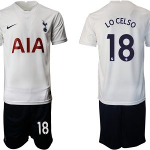 Trikotsatz Tottenham Hotspur Heimtrikot 2021/22 weiß mit Aufdruck LO CELSO 18