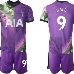 BALE 9 Tottenham Hotspur 21-22 Drittes Trikot Trikotsatz Kurzarm + Kurze Hosen