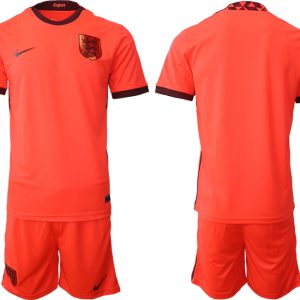 England Women Euro 2022 Away Football Shirt Orange