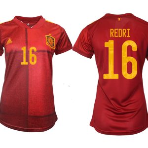 Fanartikelshop Spanien EM 2022 Heimtrikot rot mit Aufdruck REDRI 16