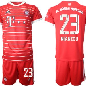 FC Bayern München 2022-2023 Heimtrikot Herren mit Aufdruck NIANZOU 23