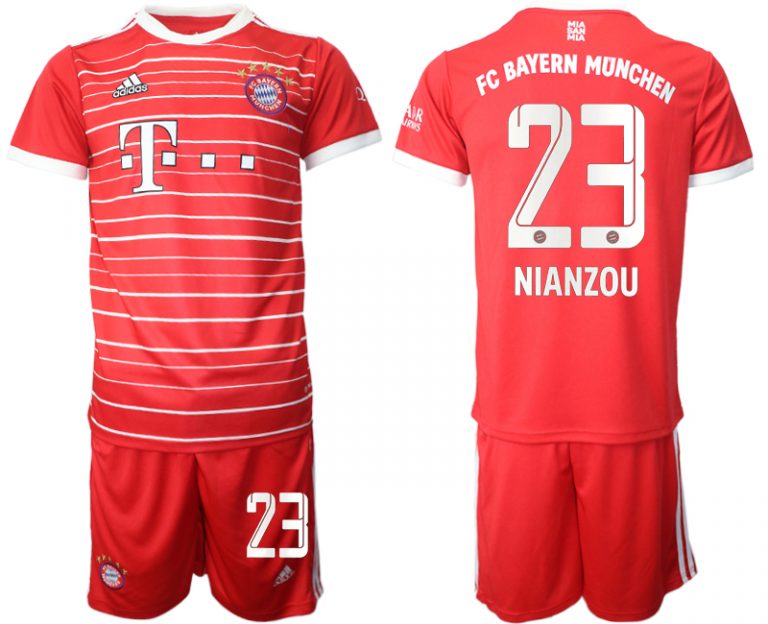 FC Bayern München 2022-2023 Heimtrikot Herren mit Aufdruck NIANZOU 23