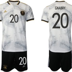 Gnabry 20 Neue DFB Deutschlands WM-Trikot 2022 Trikotsatz Kurzarm + Kurze Hosen