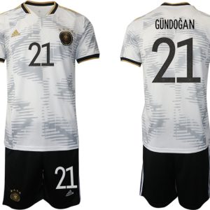 Gündoğan 21 Neue DFB Deutschlands WM-Trikot 2022 Trikotsatz Kurzarm + Kurze Hosen