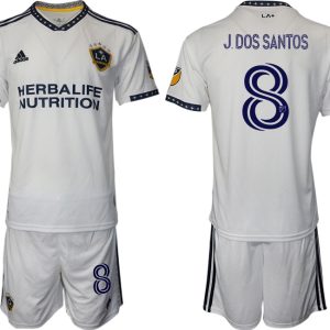 LA Galaxy City of Dreams Kit Fans Home Shirt 2022-2023 Football Jersey J.Dos Santos 8