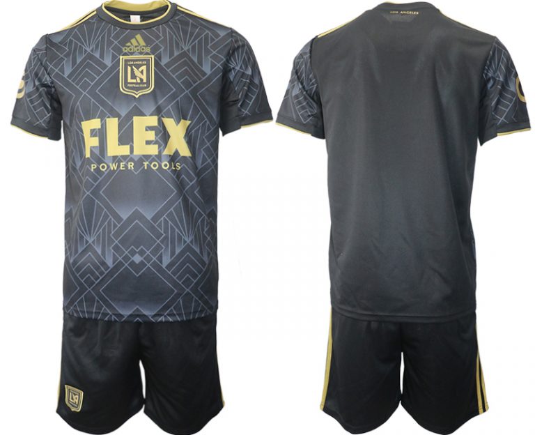 LAFC Los Angeles FC 2022-23 Home Kit Black Gold