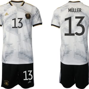 Neue DFB Deutschlands WM-Trikot 2022 football shirt mit Aufdruck Müller 13