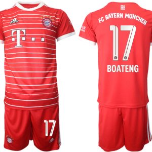 Trikotsatz FC Bayern München Heimtrikot 2022-2023 Shirt Herren Boateng 17