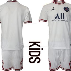 Günstige Paris Saint-Germain 4th Trikot 2021/22 PSG Fußballtrikots Kinder