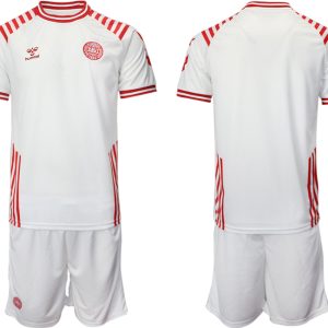 Hummel Dänemark 2022 Limited-Edition Trikot Weiß mit Roten