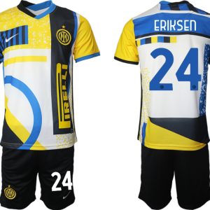 Inter Mailand Stadium Jersey Fussball Trikot Kurzarm Herren Heimtrikot ERIKSEN 24