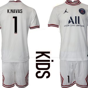 K.NAVAS 1 Paris Saint-Germain 4th Shirt 2022/23 Fourth Trikot PSG weiß