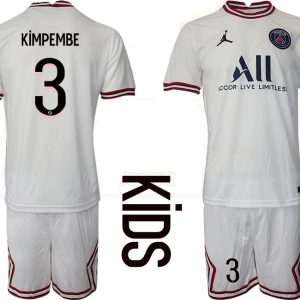 Kimpembe 3 Paris Saint-Germain 4th Shirt 2022/23 Fourth Trikot PSG weiß