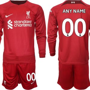 FC Liverpool 2022-23 Heimtrikot rot Trikotsatz Anpassbare Name und Nummer