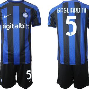 Fußballtrikot für Herren Inter Mailand 2022-2023 Heimtrikot Blau Online GAGLIARDINI 5