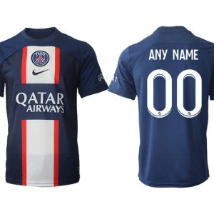 Herren Paris Saint Germain PSG Heimtrikot für die Saison 22-23 Anpassbare Name und Nummer