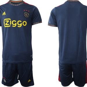 Herren Fußball Trikot Ajax 2022-23 Auswärtstrikot Navy blau Online Kaufen