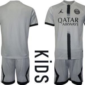 Kinder Fußball Trikot Paris Saint-Germain PSG 22-23 Auswärtstrikot Trikotsatz