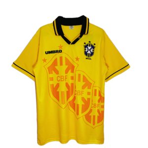 Vintage Signed Brasilien Fußball Heimtrikot 1993-1994 Umbro Cafu Brasil Herren Fußballtrikots