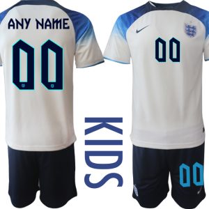 Fußballtrikot für Kinder Trikot England 2022 World Cup weiß blau Online