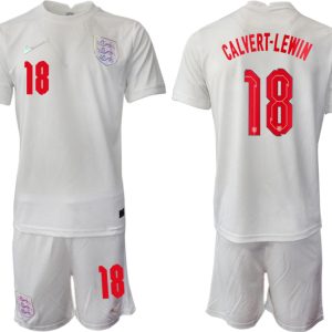 2022 UEFA European England Women’s Euro Heimtrikot Kurzarm mit Aufdruck CALVERT-LEWIN 18