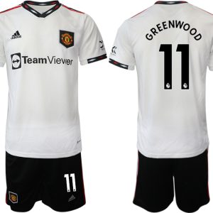 GREENWOOD #11 Manchester United Auswärtstrikot 2022-23 Trikotsatz Herren Fußballtrikot Herren Sale