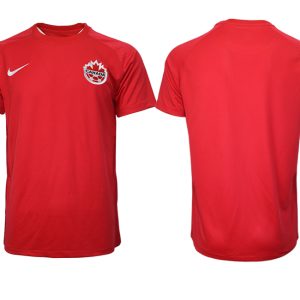 Herren Kanada Home Trikot WM 2022 Rot Fußball Trikot Online Outlet