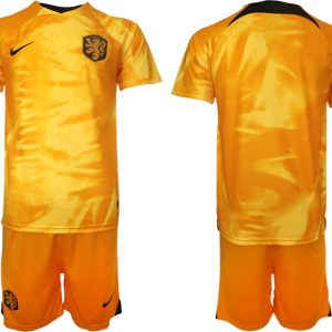 Herren Niederlande Heimtrikot WM 2022 Fußballtrikot Orange Kurzarm Online Bestellen