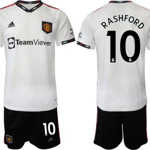 RASHFORD #10 Manchester United Auswärtstrikot 2022-23 Trikotsatz Herren Fußballtrikot Herren Sale