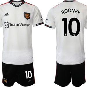 ROONEY #10 Manchester United Auswärtstrikot 2022-23 Trikotsatz Herren Fußballtrikot Herren Sale