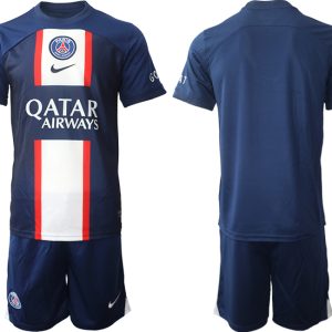 Offizielle Trikots Paris Saint Germain PSG 2022-23 Heimtrikot für Herren Kurzarm + Kurze Hosen