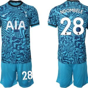 Bestseller Herren Tottenham Hotspur Drittes Trikot 2023 mit Namen NDOMBELE 28