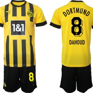 Borussia Dortmund BVB Heimtrikot 2023 bestellen mit Aufdruck DAHOUD 8