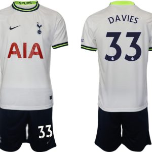 DAVIES 33 Tottenham Hotspur 2023 Heim Trikot weiß marineblau Fußball Trikot Outlet