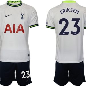 ERIKSEN 23 Tottenham Hotspur 2023 Heim Trikot weiß marineblau Fußball Trikot Outlet