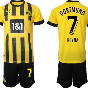 Herren Borussia Dortmund BVB Heimtrikot 2023 bestellen mit Aufdruck REYNA 7