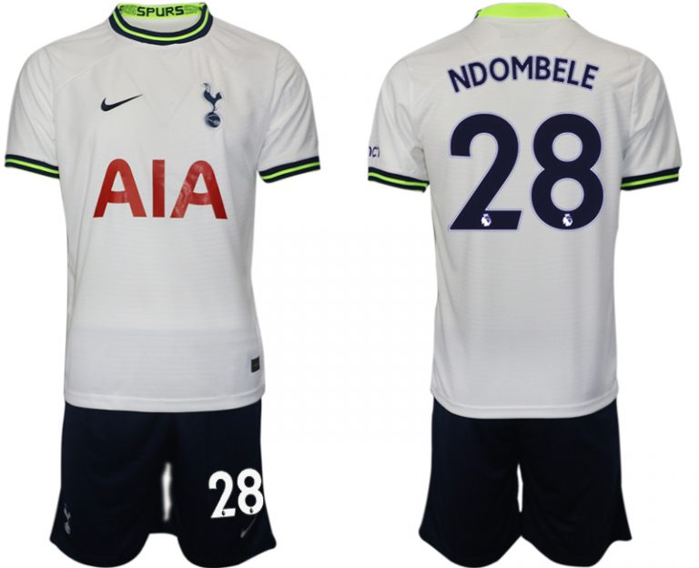 NDOMBELE 28 Tottenham Hotspur 2023 Heim Trikot weiß marineblau Fußball Trikot Outlet