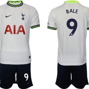 Tottenham Hotspur 2023 Heim Trikot weiß marineblau Fußballtrikot Trikotsatz BALE 9