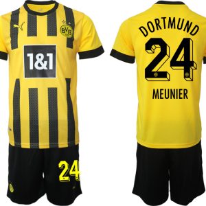 Bestseller Fußballtrikot Borussia Dortmund BVB Heimtrikot 2023 für Herren MEUNIER 24