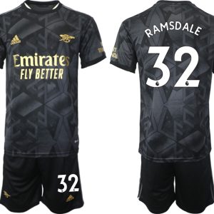 Fußballtrikots im Sale Arsenal Auswärtstrikot 2023 schwarz-goldene für Herren RAMSDALE 32