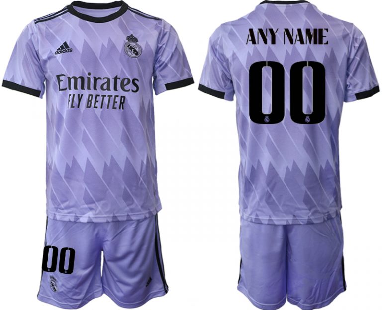 Herren Real Madrid 2022-2023 Auswärtstrikots Fußball Trikot selbst gestalten