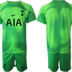 Herren Tottenham Hotspur 2023 Torwarttrikot grün Trikotsatz Kit FußballTrikot Outlet