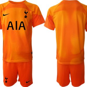 Herren Tottenham Hotspur 2023 Torwarttrikot Kurzarm Fußballtrikot Trikotsatz On Sale